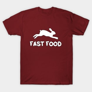 Hoppy Meals - Funny Fast Food Rabbit T-Shirt